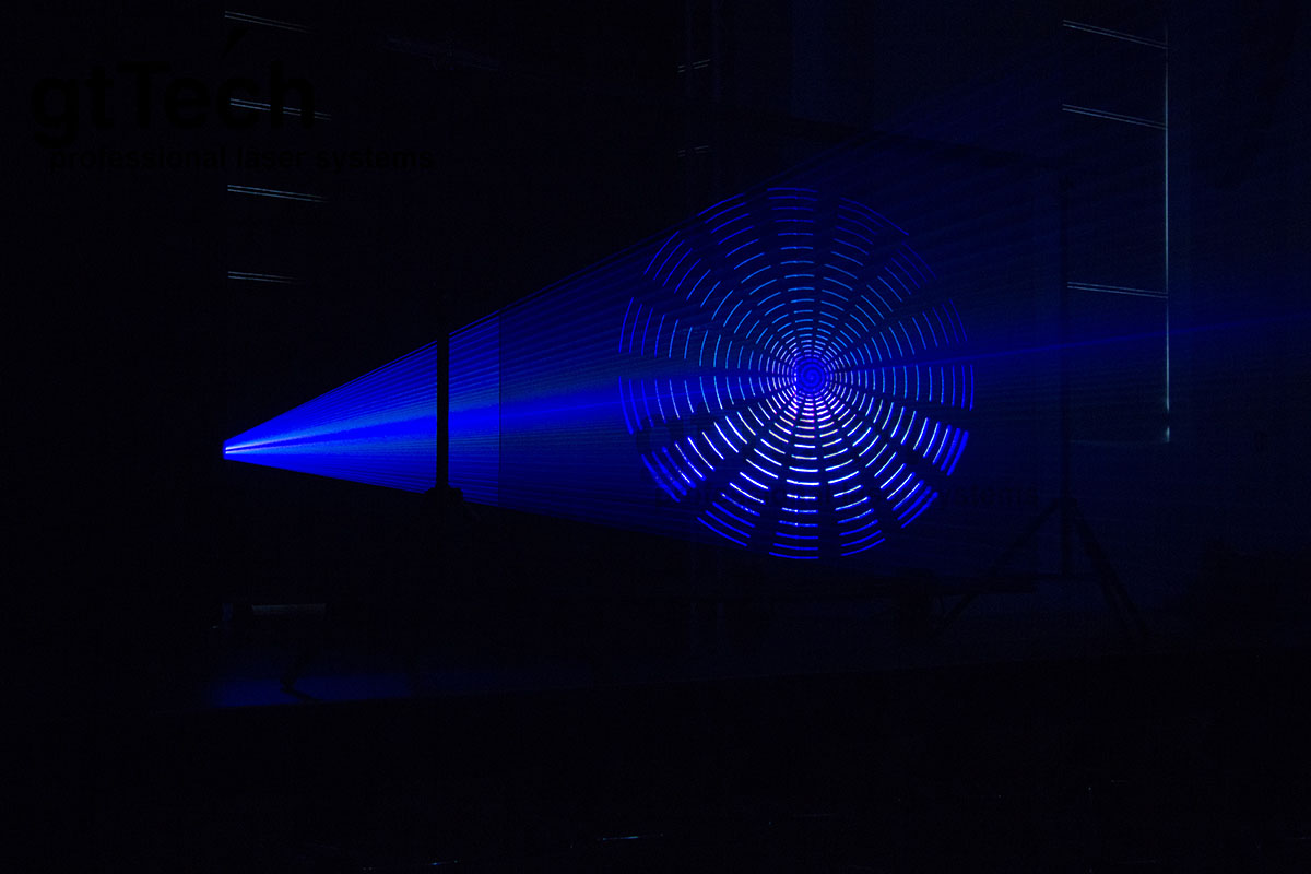 Laserscrim schwarz-metallic Bühnenstoff Licht