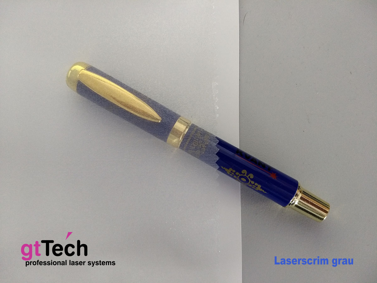 Laserscrim Lasergewebe grau-metallic Laserscrim Lasergewebe grau-metallic