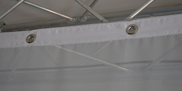 Laserscrim Lasergaze Ösen