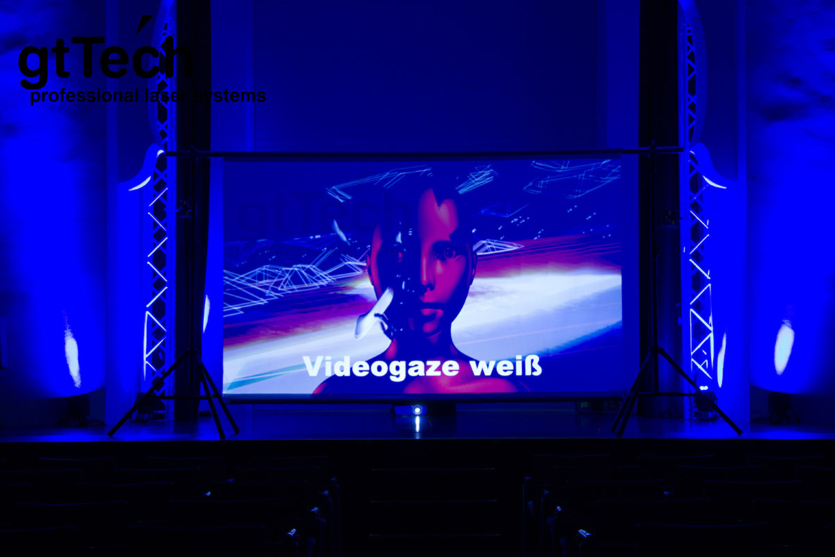 Videogaze weiß blickdicht