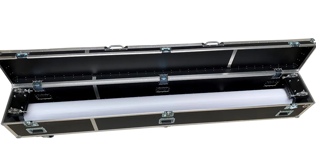 Optionale Auslieferung im Flightcase