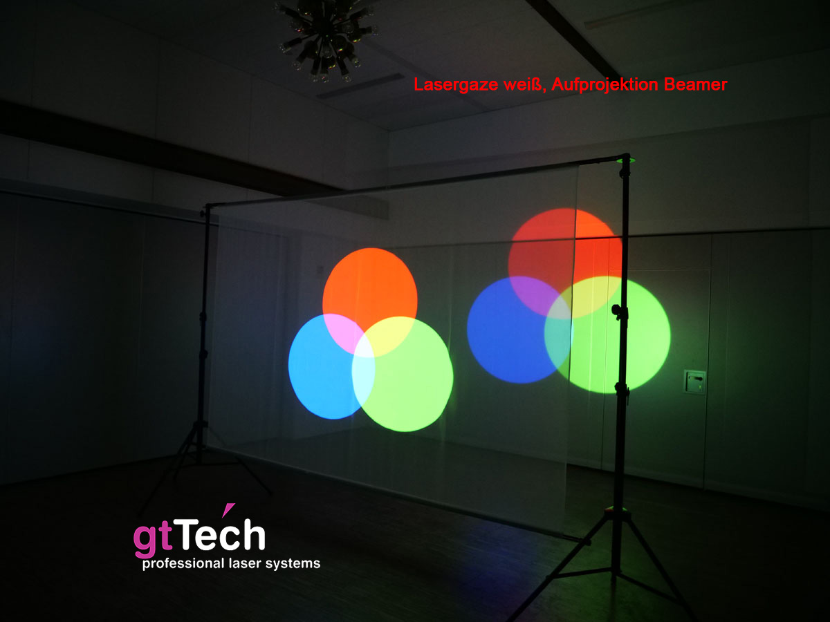 Lasergaze Lasergewebe weiß
