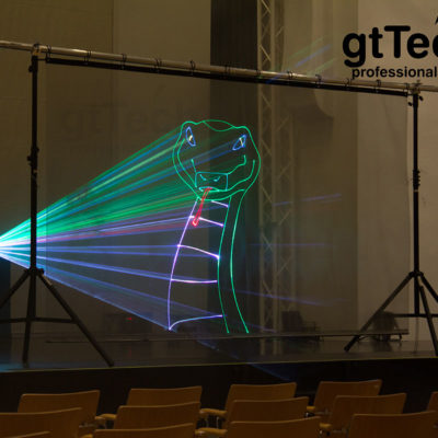 Stativ Set mit Laserscrim schwarz